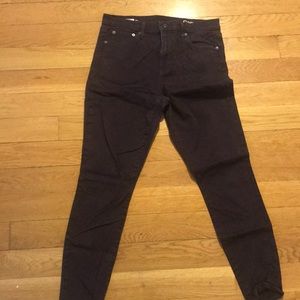 Plum High Waisted Skinny Jeans